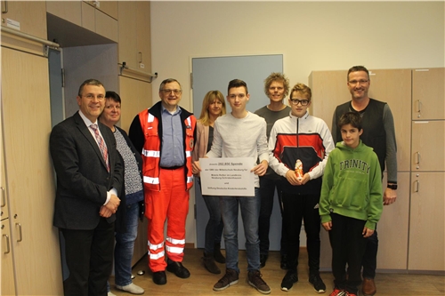 Mittelschüler spenden Mittelschüler spenden